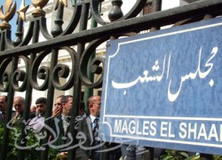 اعتصام نواب مجلس الشعب تضامنًا مع غزة