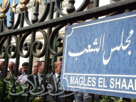 اعتصام نواب مجلس الشعب تضامنًا مع غزة