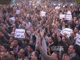 انتفاضة مصرية ضد التهديدات الصهيونية