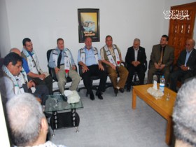 زيارة الوفد للجنة توثيق