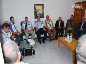 زيارة الوفد للجنة توثيق