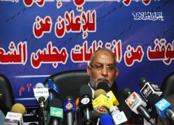 مؤتمر إعلان المرشد دخول الإخوان الانتخابات