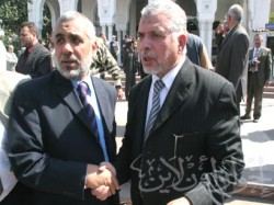 الحاج مسعود السبحي مع د. محيي حامد