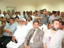 جانب من الحضور في حفل الزواج