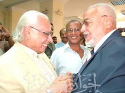 المرشد العام يتلقى التهنئة من جورج إسحاق