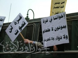 النواب في طريقهم إلى جامعة الدول العربية