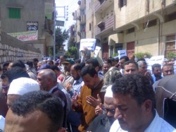 دعاء على الظالمين في وقفة الدقهلية