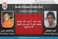تأييد حكم الإعدام على بريئين وقبول طعن 4 بالقضية 174 عسكرية