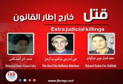 داخلية الانقلاب تعلن تصفية 3 أبرياء.. وإدانة حقوقية