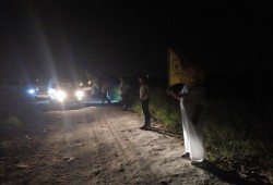 سلسلة بشرية لأهالي مركز دمنهور بأسبوع "صامدون"