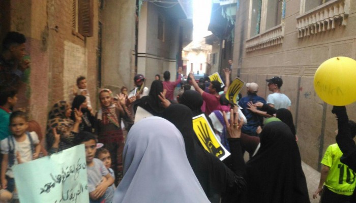 بالصور.. مظاهرة أوسيم ضد تصفية شباب مصر