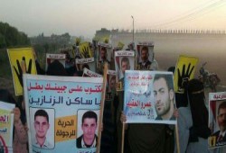 فاقوس بالشرقية تبدأ فعاليات "أوقفوا التصفية الجسدية"