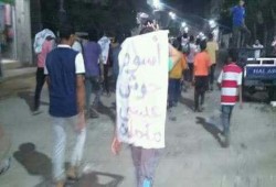 حوش عيسى تنتصر للأقصى وتهتف ضد جرائم العسكر