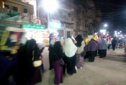 ثوار أبوحماد يهتفون: "إيد واحدة ضد الانقلاب"