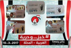 ثوار المحلة ينددون بوزير تموين المخلوع