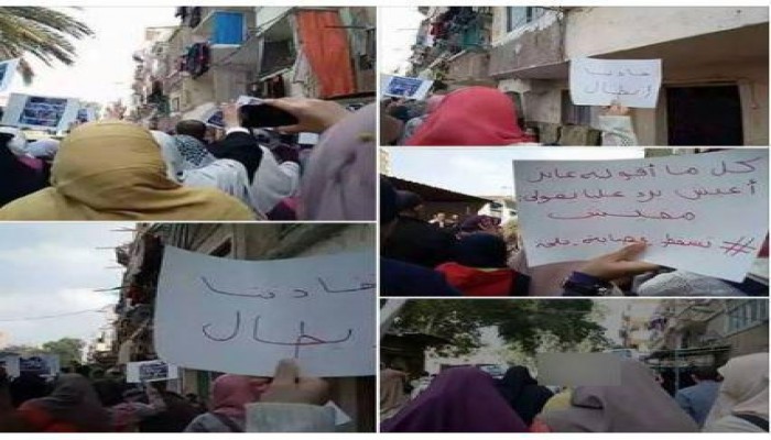 ثوار الإسكندرية ينتفضون ضد جرائم العسكر