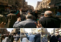 فعاليات ثورية بالجيزة تطالب بعودة الشرعية وكسر الانقلاب
