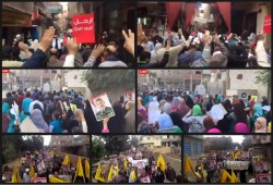 ثوار الجيزة يرفعون الكروت الحمراء للسيسى ونظامه الانقلابي