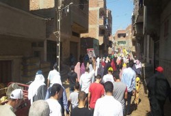 قرية الرئيس مرسي تنتفض رفضا لجرائم الانقلاب