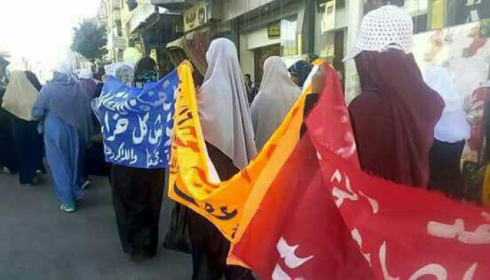 حرائر الإسكندرية يطالبن بالقصاص لدماء شهداء مذبحة القرن