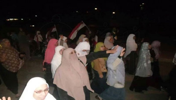 وقفة مسائية بدقهلة بدمياط تهتف بالحرية للمعتقلين