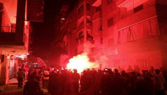 بالصور.. فعالية مفاجئة بعين شمس تنديداً بقتل الثوار