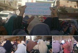 بالصور.. حرائر الزقازيق ينتفضن في أسبوع "حيوا أم الشهيد"