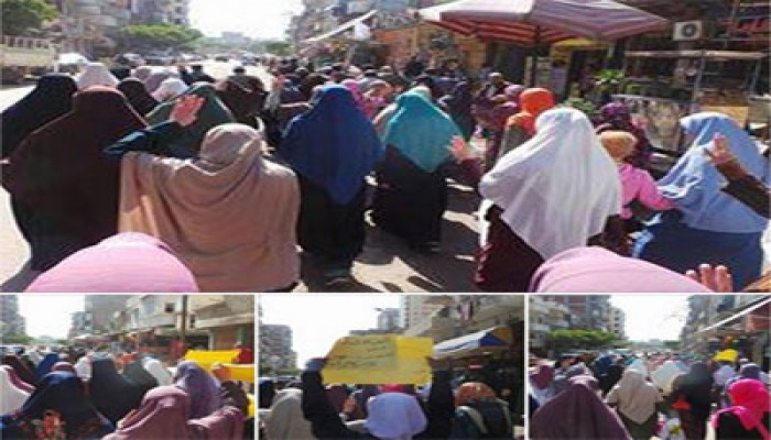 بالصور.. مسيرة بالرمل تندد بأحكام الإعدام بحق الشرفاء