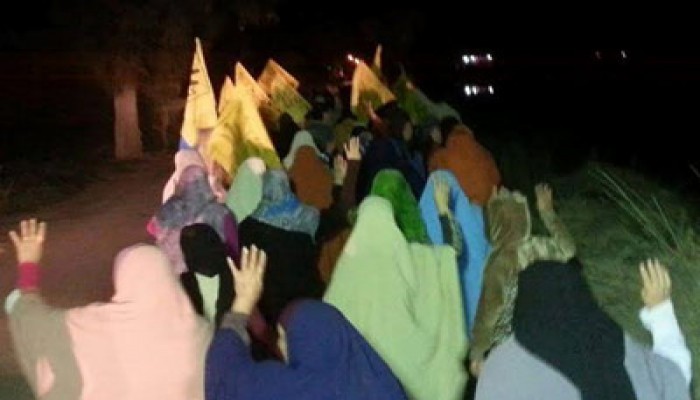 مسيرتان ليليتان لثوار مركز دمنهور تنددان بجرائم العسكر