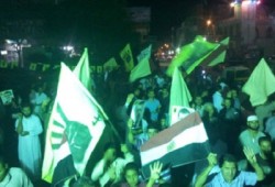 فيديو.. مسيرة ليلية بالخطاطبة تهتف بإسقاط الانقلاب