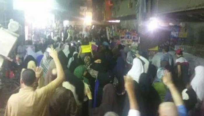 مسيرة ليلية لثوار شبرا الخيمة تطالب بالقصاص للشهداء