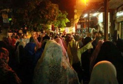 مظاهرة ليلية بقوص تطالب بعودة الشرعية وإسقاط الانقلاب