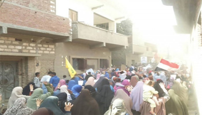 فيديو.. شباب بلبيس يواصل انتفاضته رفضًا للانقلاب وخرابه