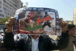 طلاب الأزهر أمام السراج مول ضد مؤتمر بيع مصر