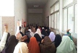 مسيرة لطالبات أزهر الزقازيق رفضًا لإعدام "سامية شنن"