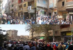 بالصور.. ناهيا تتظاهر ضد جرائم الانقلاب وبيع مصر