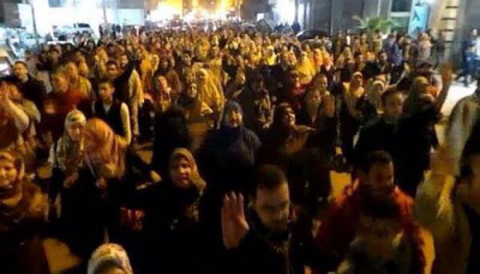 8 مسيرات ليلية بالإسكندرية رفضًا لبيع مصر للصهاينة