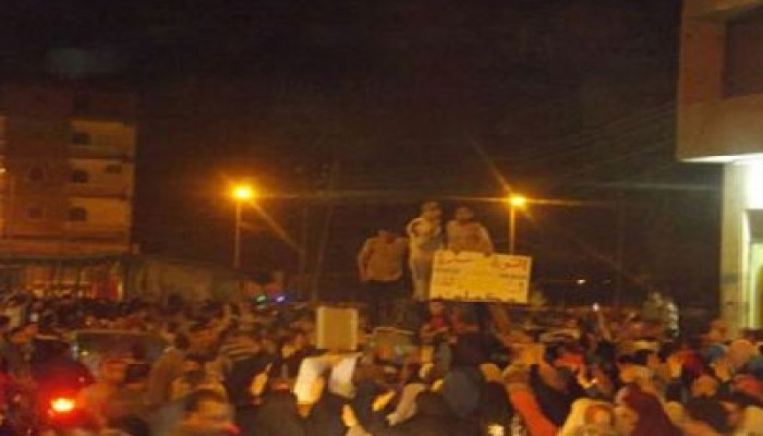 مباشر.. مسيرة ليلية بمنيا القمح رفضًا لمؤتمر بيع مصر