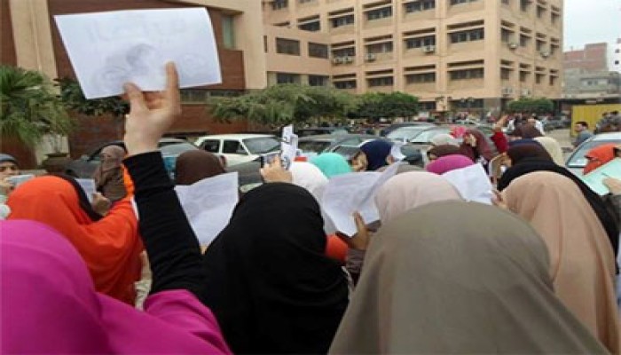 انتفاضة بالمجمع الطبي بشبين الكوم ضد اعتقال الطلاب