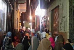 أهالي ناهيا يواصلون التنديد بمقتل الشهيد سيد الشعراوي