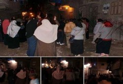 صور.. مسيرة ليلية بالعوايد تطالب بإعدام السفاح وعصابته