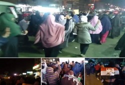 فيديو.. مسيرة ليلية بشبرا الخيمة رفضًا لبيع مصر