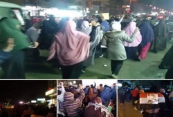 فيديو.. مسيرة ليلية بشبرا الخيمة رفضًا لبيع مصر