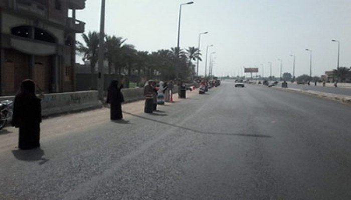 فيديو.. سلاسل بشرية بأبو حماد وبلبيس رفضًا لبيع مصر