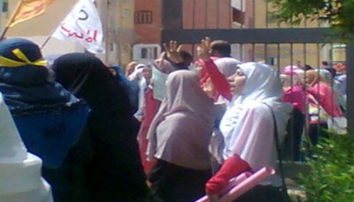 مسيرة حاشدة بدكرنس تتوعد بالقصاص من مجرمي الانقلاب