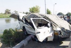 نزيف الإسفلت يقتل ويصيب 5 على طريق "أخميم" بسوهاج