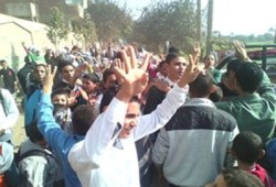فيديو.. طلاب أطفيح بالجيزة يهتفون بإسقاط حكم العسكر