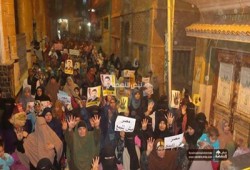 ثوار المنصورية في مسيرة حاشدة تطالب بالقصاص من القتلة