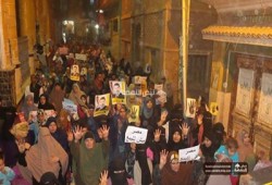 ثوار المنصورية في مسيرة حاشدة تطالب بالقصاص من القتلة
