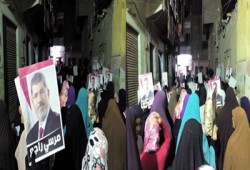 مسيرة نسائية بمركز ببا تندد بحصار قرية الميمون